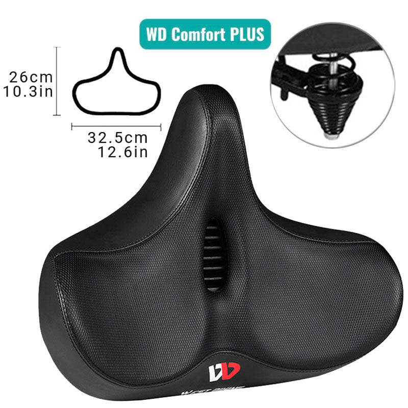 Bicycle saddle painless Extra wide