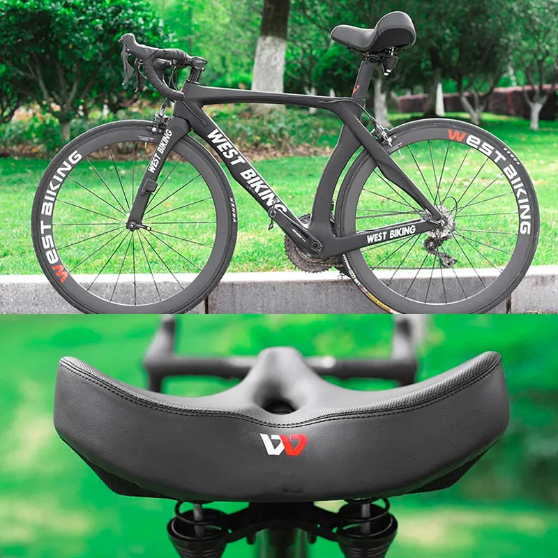 Bicycle saddle painless Extra wide
