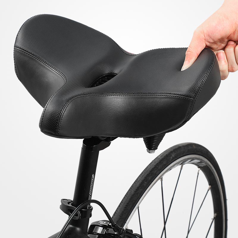 Comfortable Bicycle Seat Shock absorbing Wide Bicycle Seat - Temu